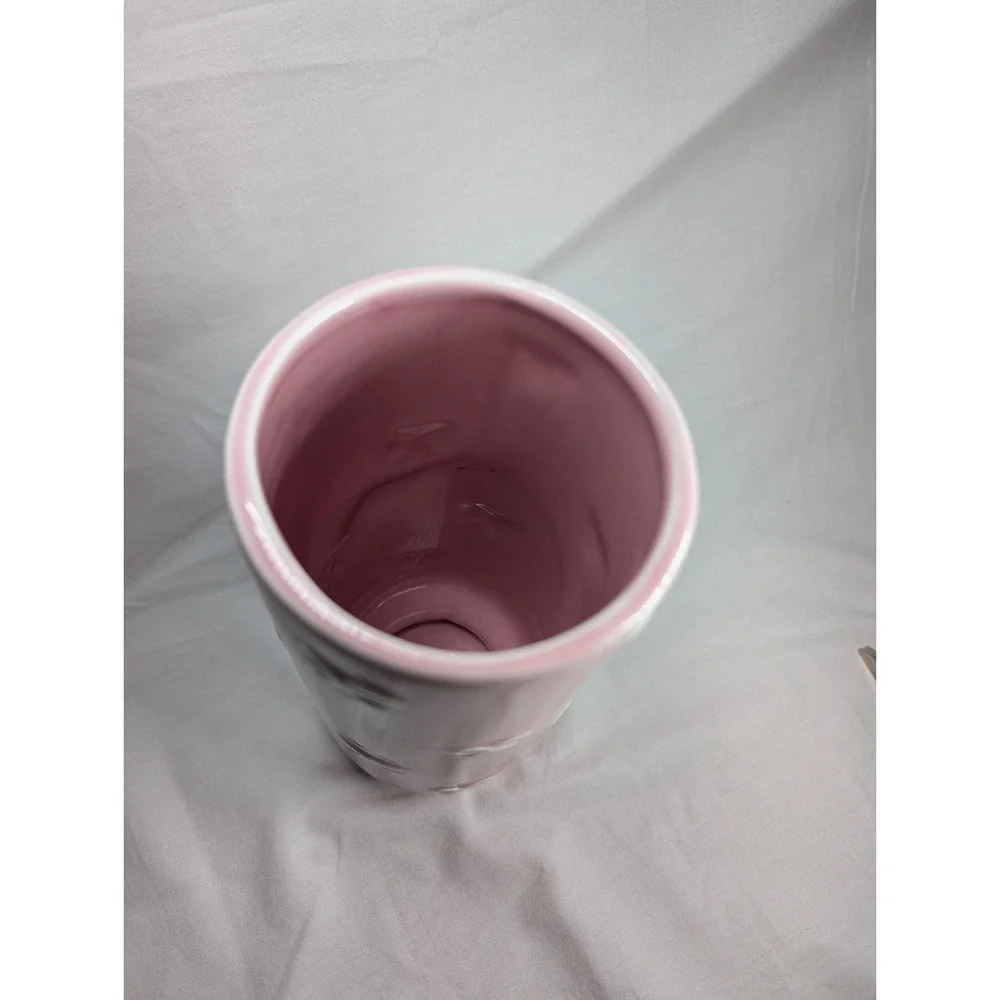 Room Essentials Ceramic Pink Bow Vase